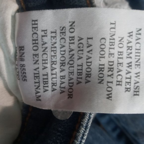 Cosmic Blue Love Jeans Womens Sz 32 Blue Denim Skinny Venus Mid Rise Relaxed Ski - Picture 8 of 12